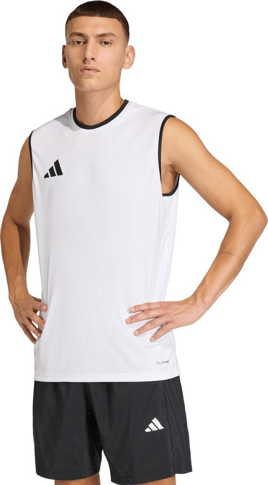 Adidas Koszulka męska adidas Entrada 26 Sleeveless Jersey biała KB3928 L