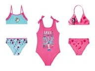 Szlafroki dla dzieci - Strój kąpielowy lub bikini dziewczęce z bohaterami bajek - miniaturka - grafika 1