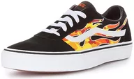 Buty dla dziewczynek - Vans Ward Sneaker buty dziecięce, uniseks, Flame Camo Black White, 39 EU - miniaturka - grafika 1