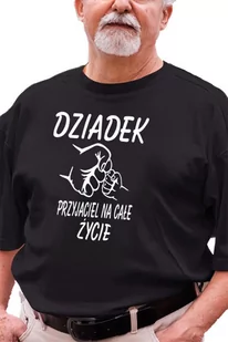 Koszulka z nadrukiem dla Dziadka " Dziadek przyjaciel na całe życie " - Dzień Babci i Dzień Dziadka - miniaturka - grafika 1