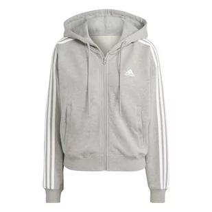 adidas Damska bluza dresowa z kapturem, Średni szary wrzos, XL - Bluzy damskie - miniaturka - grafika 1