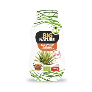 Syrop z Agawy Salmeana Premium Bio 680 g - Big Nature - Syropy i koncentraty owocowe - miniaturka - grafika 1