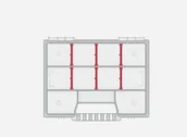 Skrzynki i torby narzędziowe - Prosperplast Organizer narzędziowy KNO20154T KNO20154T - miniaturka - grafika 1