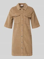 Sukienki - Sukienka casualowa o dopasowanym kroju z mieszanki bawełny model ‘FENJA’ - miniaturka - grafika 1