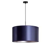 Lampy sufitowe - Duolla - Żyrandol na lince CANNES 1xE27/15W/230V śr. 45 cm niebieski/srebrny - miniaturka - grafika 1