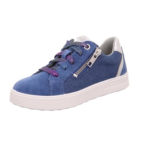 Superfit Stella sneakersy dziewczęce, Niebieski, srebrny, 8000, 30 EU