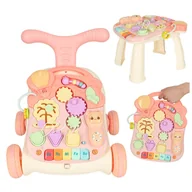 Chodziki - Pchacz Jeździk Chodzik Interaktywny Stolik Edukacyjny 3w1 dla Dzieci - miniaturka - grafika 1