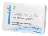 Witaminy i minerały - Life Light SPIRULINA SELEN 90 TABLETEK MIKROALGI BEZ JODU 570 LLF - miniaturka - grafika 1