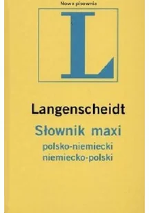 Słownik maxi polsko - niemiecki niemiecko - polski - Książki do nauki języka niemieckiego - miniaturka - grafika 1