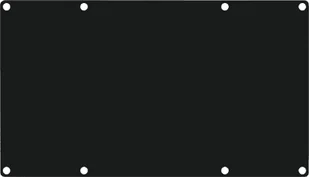 Caymon CAYMON CASY401/B Zaślepka CASY, pełna, 4-modułowa, wersja czarna - Akcesoria do szaf serwerowych - miniaturka - grafika 1