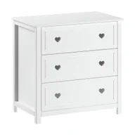 Komody dla dzieci - Biała komoda dziecięca 90x89x57 cm Amori – Vipack - miniaturka - grafika 1