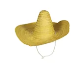 Dodatki do strojów karnawałowych - Guirca Sombrero meksykańskie żółte - 50 cm - 1 szt. GU13408 - miniaturka - grafika 1