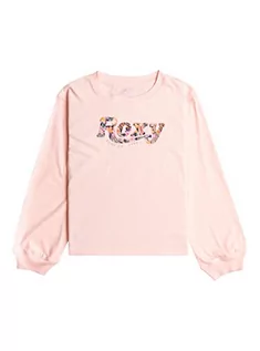 Koszulki dla dziewczynek - ROXY Modna koszulka dziewczęca różowa 4 - grafika 1