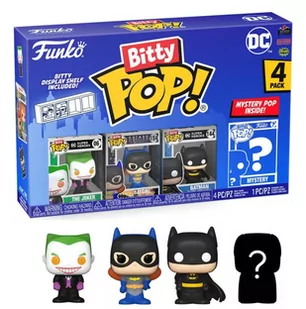 DC Funko Pop! Bitty, Figurki 4 pak 2.5cm, The Joker, Batman, Bat-Girl - Figurki kolekcjonerskie - miniaturka - grafika 1