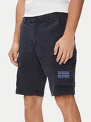 Spodenki męskie - Napapijri Szorty materiałowe N-Horton NP0A4HOS Granatowy Regular Fit - miniaturka - grafika 1
