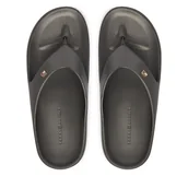 Klapki i japonki damskie - Japonki Tommy Hilfiger FW0FW09201 Szary - miniaturka - grafika 1