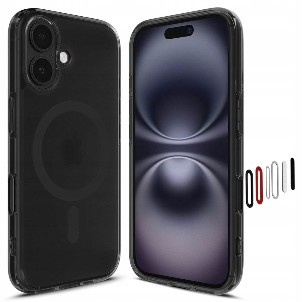 Spigen Etui Ultra Hybrid T Mag (CC) do MagSafe do iPhone 16, półprzezroczysto-czarne