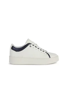 Geox Sneakersy "Skyely" w kolorze biało-granatowym - Trampki damskie - miniaturka - grafika 1