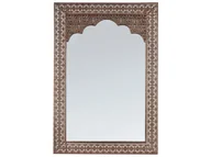 Lustra - Beliani Lustro ścienne 60 x 95 cm miedziane PALI - miniaturka - grafika 1