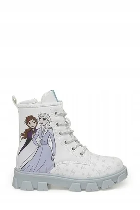 BIAŁE BOTKI DZIECIĘCE Z NADRUKIEM Z BAJKI FROZEN 28 5HA