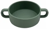 Miseczki i talerzyki dla dzieci - Miseczka Silikonowa Dla Dzieci Light Green Uchwyty - miniaturka - grafika 1