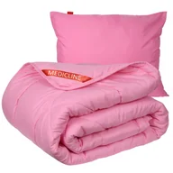 Kołdry - Kołdra Całoroczna 140X200 Cm Antyalergiczna Mikrofibra + Poduszka Zestaw - miniaturka - grafika 1