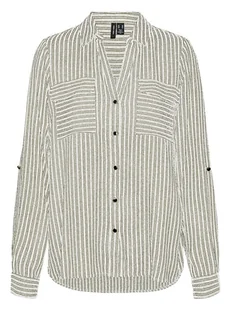Vero Moda Koszula w kolorze beżowym - Koszule damskie - miniaturka - grafika 1