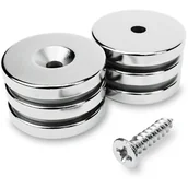Dekoracje domu - Magnes Neodymowy Z Otworem Pod Wkręt 25X4, 6 Szt. - miniaturka - grafika 1