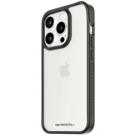 Etui i futerały do telefonów - Etui PanzerGlass ClearCase na iPhone 15 Pro z certyfikatem Military Grade - przezroczysto-czarne - miniaturka - grafika 1