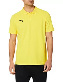 Koszulki męskie - Puma Męska koszulka polo Teamgoal 23 Casuals żółty żółty (Cyber Yellow) M 656579 - grafika 1