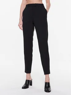 Calvin Klein Spodnie materiałowe K20K205119 Czarny Slim Fit - Spodnie damskie - miniaturka - grafika 1