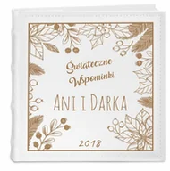 Albumy fotograficzne - Album na zdjęcia z grawerem dla pary na święta - miniaturka - grafika 1