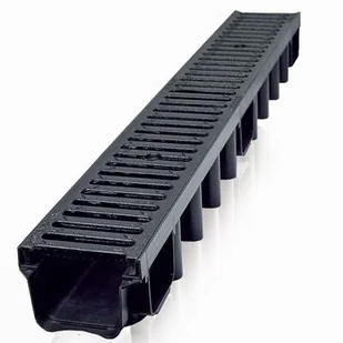 Kanał z kratą żeliwną system 1000 x 98 B125 100 x 13,1 x 9,8 cm MAXPOL - Rynny i akcesoria - miniaturka - grafika 1