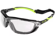 Okulary ochronne - Cxs Okulary Margay Cxs Czarno-Zielone BHP CX268664 - miniaturka - grafika 1