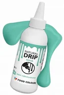 Dodatki do ciast w proszku - Polewa Czekoladowa Drip Sos Na Tort Deser Monoporcje ZIELONY Turkus 100ml - miniaturka - grafika 1