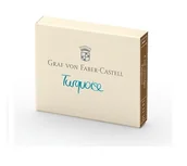 Naboje i atramenty - Naboje Graf von Faber-Castell Turquoise 6szt. - miniaturka - grafika 1