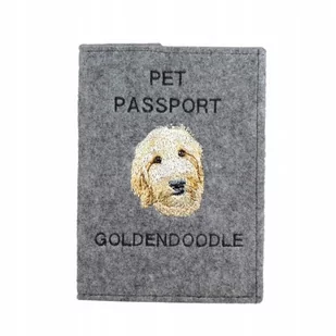 Goldendoodle Haftowany pokrowiec na paszport - Etui na dokumenty i karty - miniaturka - grafika 1