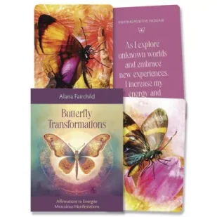 Butterfly Transformations, karty do wróżenia, edycja 2 - Ezoteryka - miniaturka - grafika 1