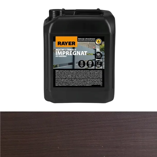 Impregnat do drewna RAYER 10l palisander MOCNY