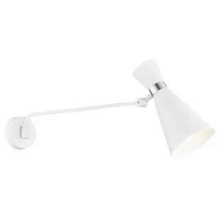 Argon Kinkiet LAMPA ścienna LUKKA 3889 metalowa OPRAWA regulowany reflektorek na wysięgniku biały 3889 - Lampy ścienne - miniaturka - grafika 1