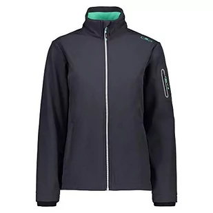 CMP F.lli Campagnolo damska kurtka softshell z technologią ClimaProtect WP 7.000, Antracite-Aquamint, D46 38A1816 - Kurtki damskie - miniaturka - grafika 1