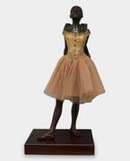 Figurki dekoracyjne - 14-letnia Baletnica ala Edgar Degas Rzeźba z Brązu - miniaturka - grafika 1
