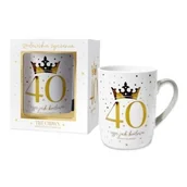 Kubki - Kubek The Crown-40K biały - kubek - miniaturka - grafika 1