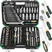 Zestawy narzędziowe - Zestaw narzędzi 216+6el. 1/4", 3/8", 1/2" (8-22mm) - miniaturka - grafika 1