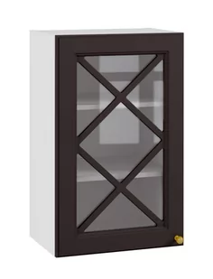 Bristol Witryna Wisząca Gv-45 Czarny Mat - Meble kuchenne - miniaturka - grafika 1