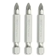Bity - Dedra Końcówki wkrętakowe Pozidriv PZ2x50mm 3szt blister 18A05PZ21-03 18A05PZ21-03 - miniaturka - grafika 1