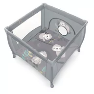 Łóżeczka i kojce - Baby Design Play Up kojec z uchwytami | Light Gray - miniaturka - grafika 1