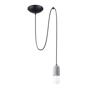 Neso lampa wisząca 1xE27 czarna/szara SL.1159 - Lampy sufitowe - miniaturka - grafika 1