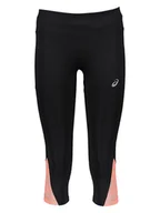 Spodnie sportowe damskie - asics Legginsy sportowe w kolorze czarno-jasnoróżowym - miniaturka - grafika 1