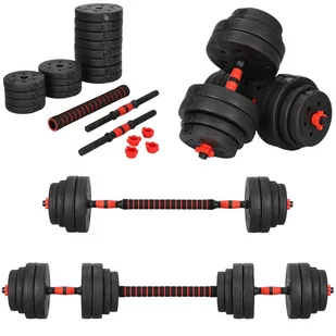 Springos Hantle do ćwiczeń 30 kg regulowany zestaw 2x15kg FA1660 - Hantle i ciężarki - miniaturka - grafika 1